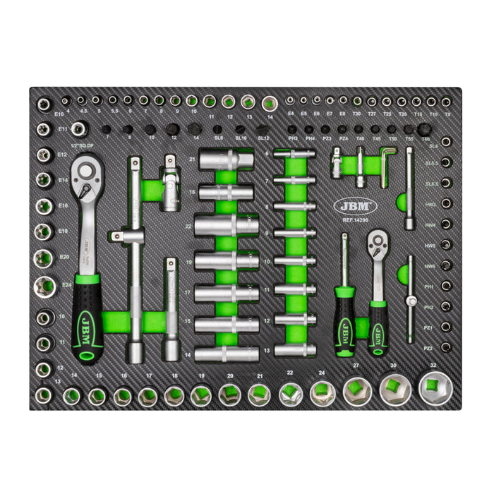 53708 SET DI 4 MODULI DI UTENSILI IN CARBONIO EVA