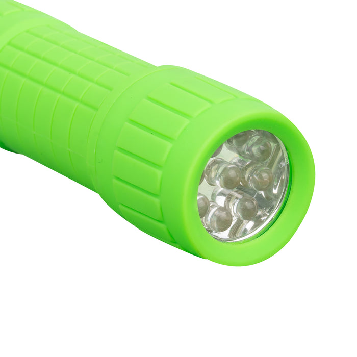 52555 LAMPADA PORTATILE 9 LED VERDE