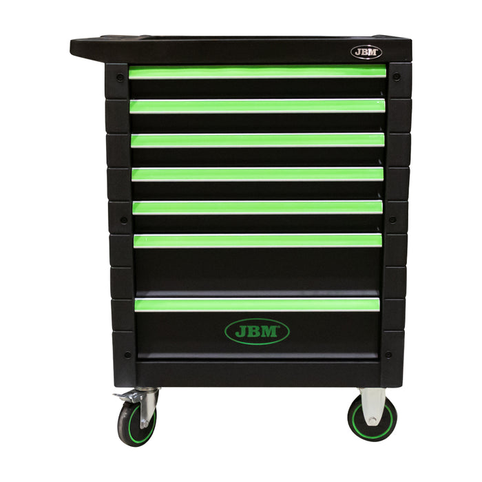 54006 CARRELLO A 7 CASSETTI SENZA UTENSILI - VERDE